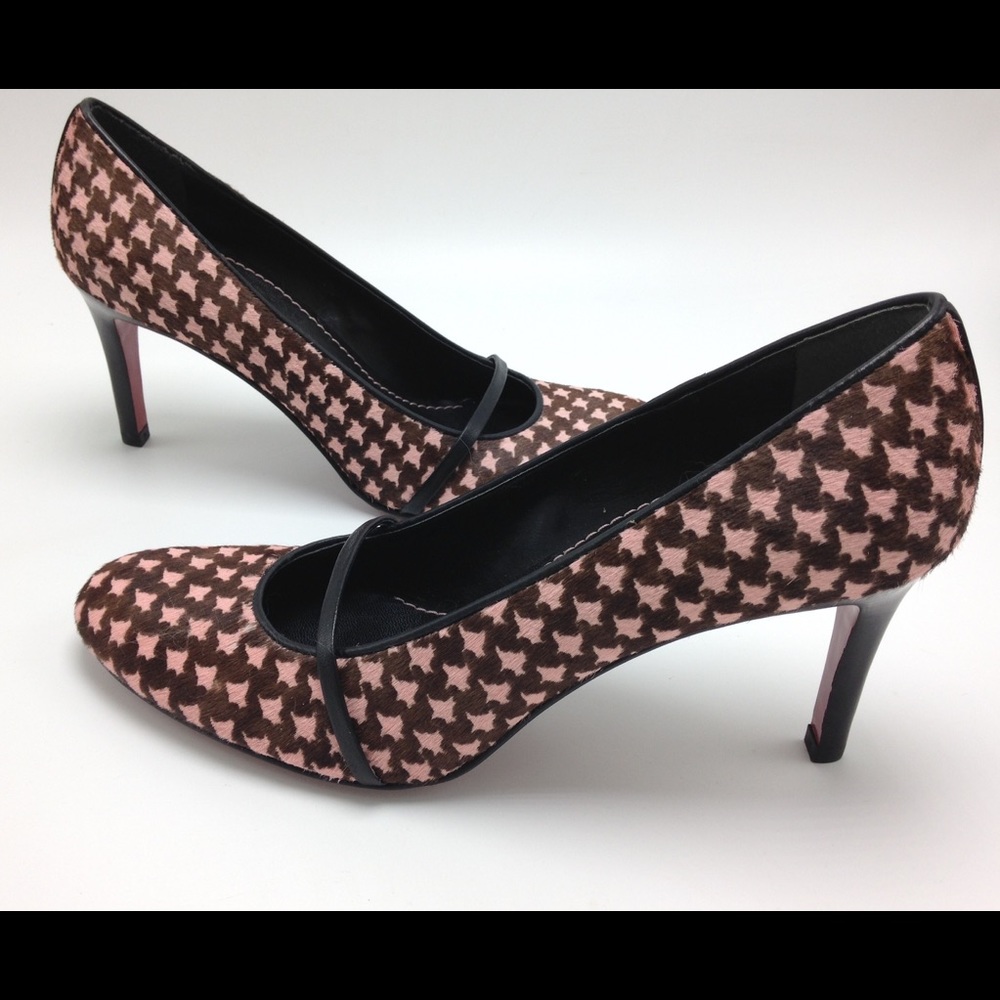 NEW Hilfiger Pony Houndstooth Pumps Heels 7.5